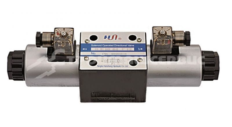 Гидрораспределитель 4DWG6E60/DC24 (аналог ВЕ6 44 Г24 и 1РЕ6.44.Г24) Гидрораспределитель 4DWG6E60/DC24 (аналог ВЕ6 44 Г24 и 1РЕ6.44.Г24)
