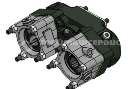 Коробка отбора мощности 20170KOHIL (ZF DOUBLE OUT GEAR BOX PTO)