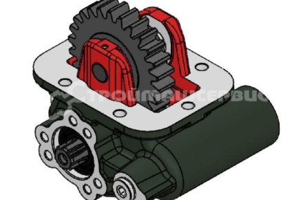 Коробка отбора мощности 21820ROHUR (Hipomak) (PTO MAZ TYPE 2 UNI (26 OUT))