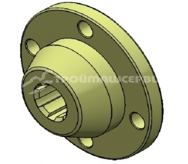 Фланец 5F000104098 (6 SPLINE 4 HOLE BIG FLANGE) Фланец 5F000104098 (6 SPLINE 4 HOLE BIG FLANGE)