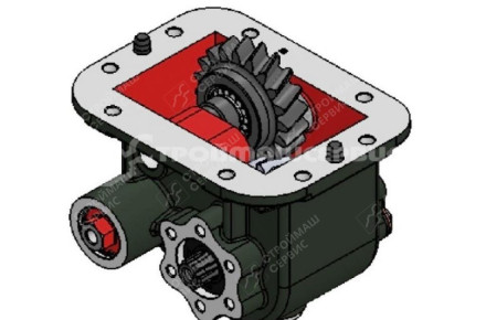 Коробка отбора мощности 21010ROHUR (Hipomak) (PTO SCANIA GR900 DOUBLE GEAR UNI)