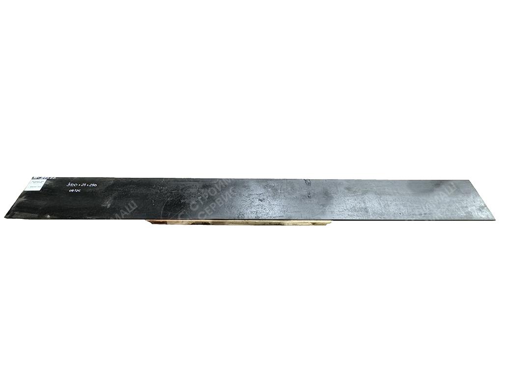 Нож 3100х25х250, сталь 09Г2С, прямой, без отверстий, фаска Нож 3100х25х250, сталь 09Г2С, прямой, без отверстий, фаска
